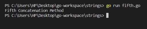 Bytes Buffer Method output